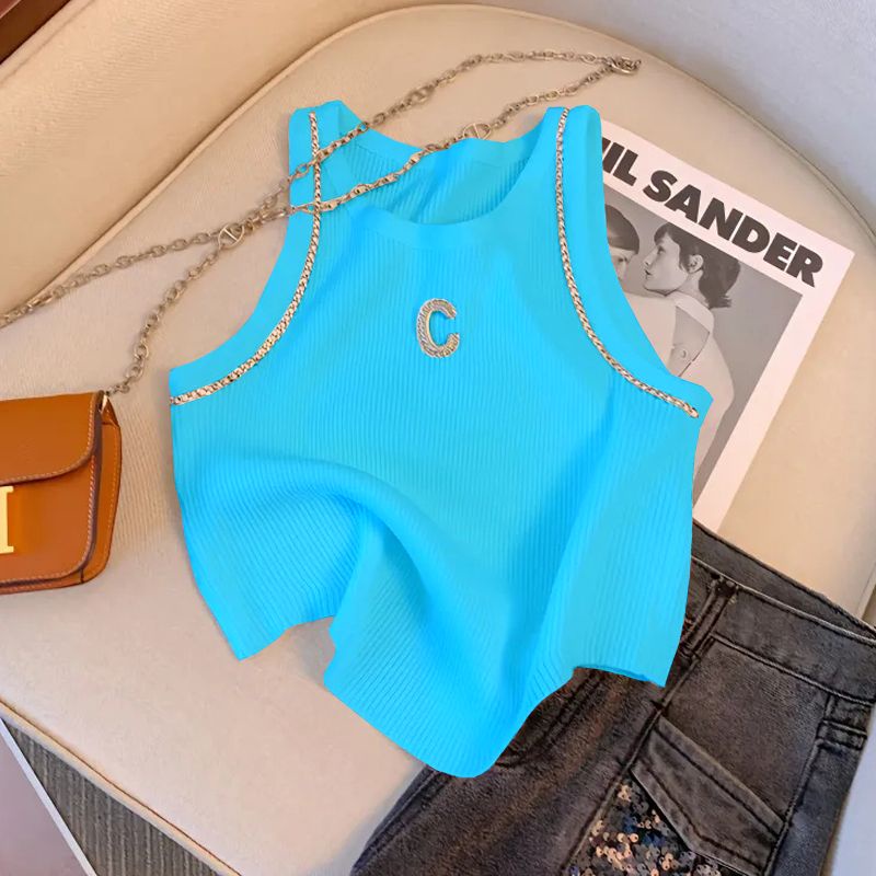 Áo Croptop Sát Nách Phong Cách Pháp Hàng Mới