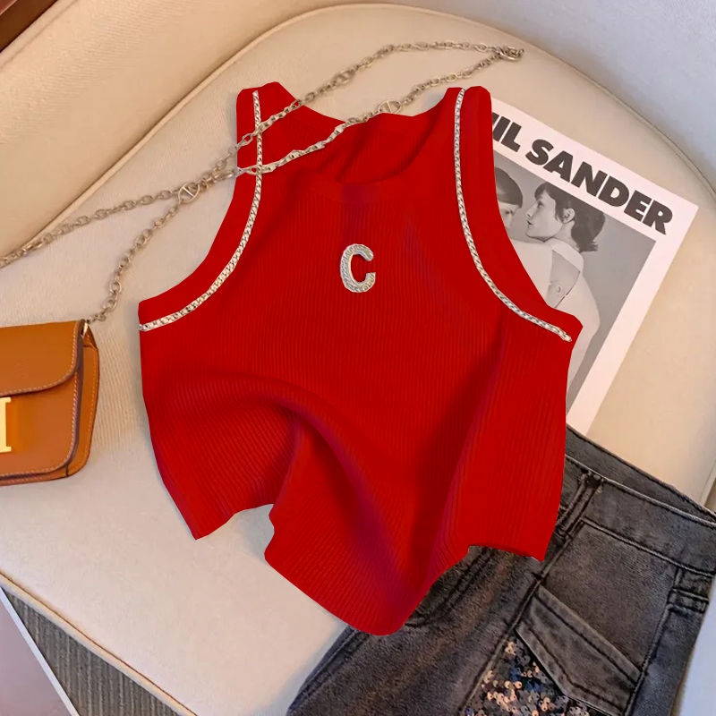 Áo Croptop Sát Nách Phong Cách Pháp Hàng Mới