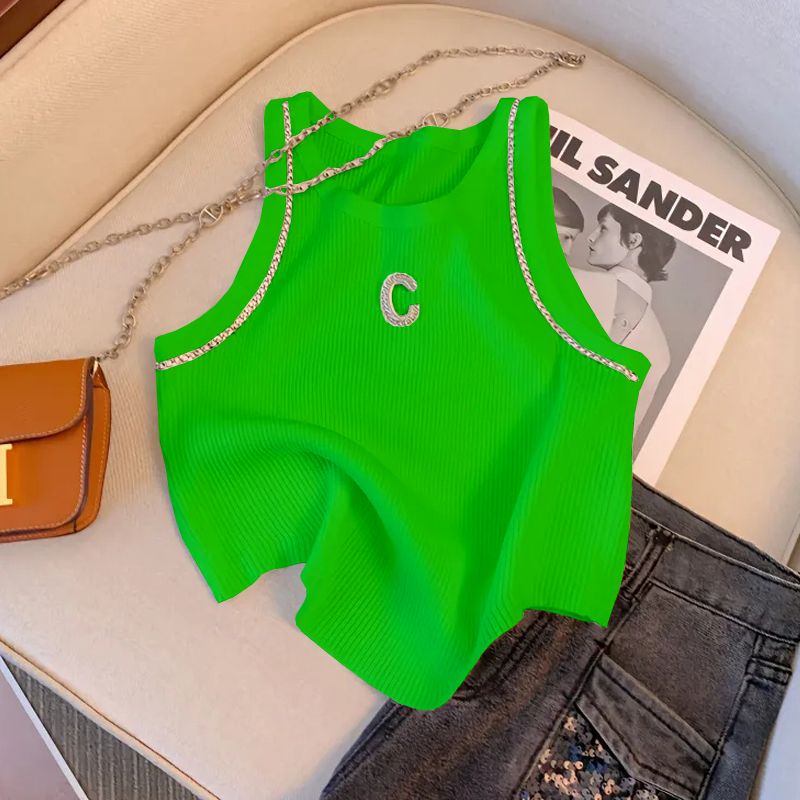 Áo Croptop Sát Nách Phong Cách Pháp Hàng Mới