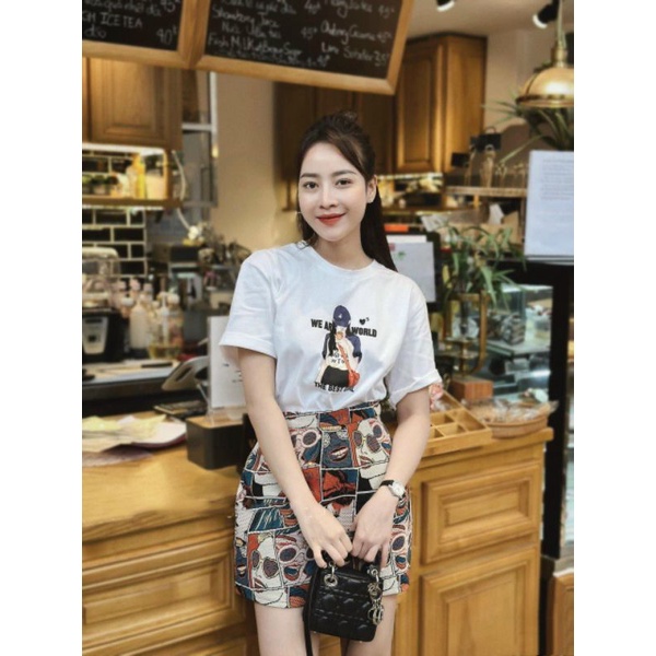 Sét Chân Váy Áo Thun Big Size  MS04
