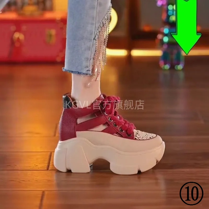Giày Sandal Da Thật Đế Dày Đục Lỗ Thoáng Khí Thời Trang Mùa Hè 2023 Cho Nữ