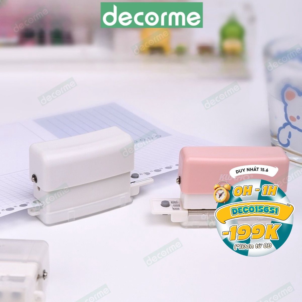 Đục lỗ KWTrio bấm 20-26-30 lỗ phụ kiện văn phòng phẩm Decorme