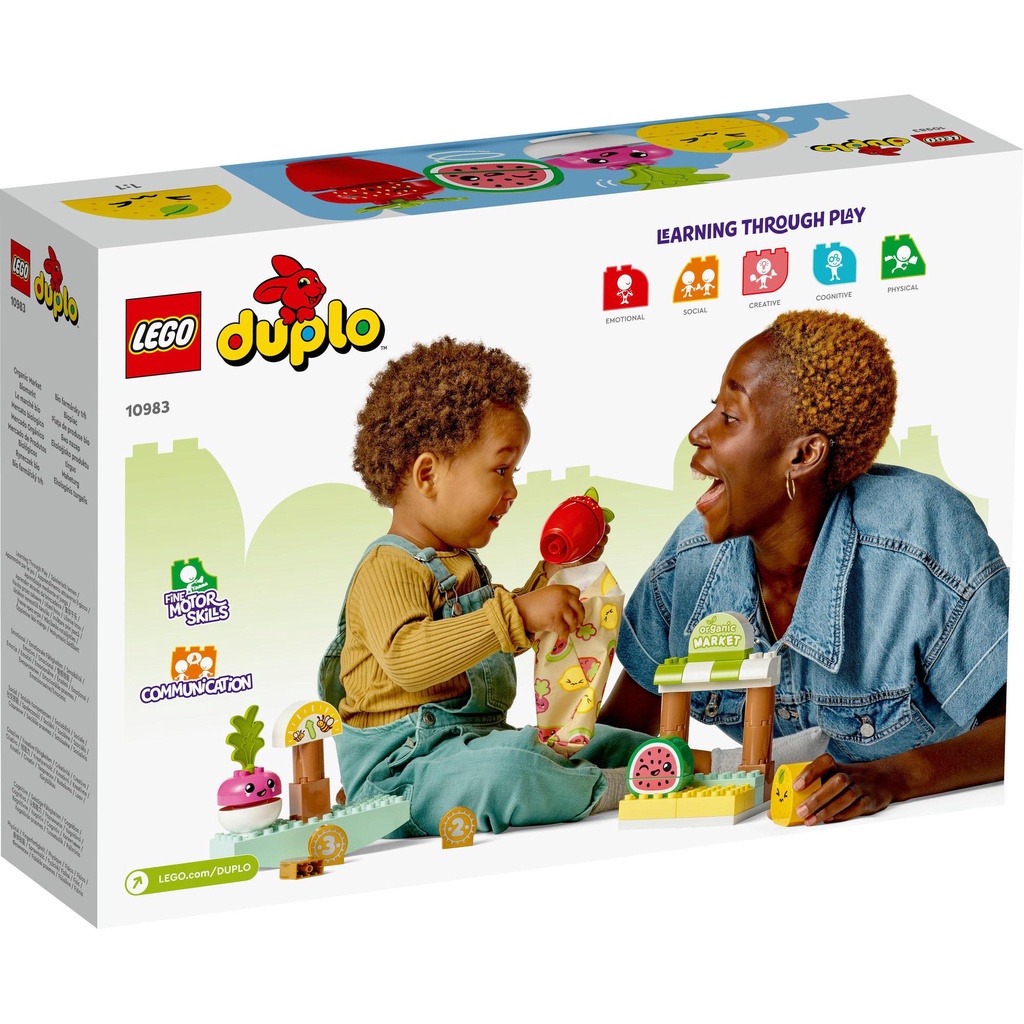 LEGO Duplo My First 10983 Khu Chợ Rau Củ Hữu Cơ (40 chi tiết)