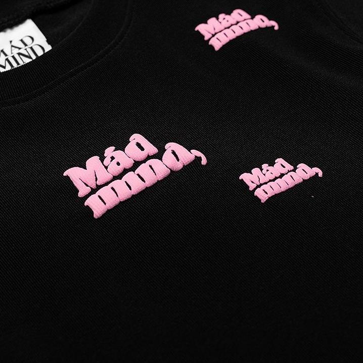 Áo Phông Croptop In Nổi Round Madmind Sang Chảnh, Tay Ngắn - Form Ôm Body | BigBuy360 - bigbuy360.vn