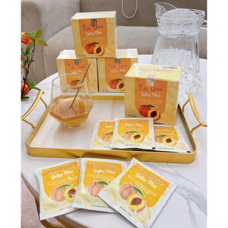[TẶNG 15 THANH ĐƯỜNG] Trà đào giảm cân detox plus, trùm giảm cân, thải mỡ hiệu quả
