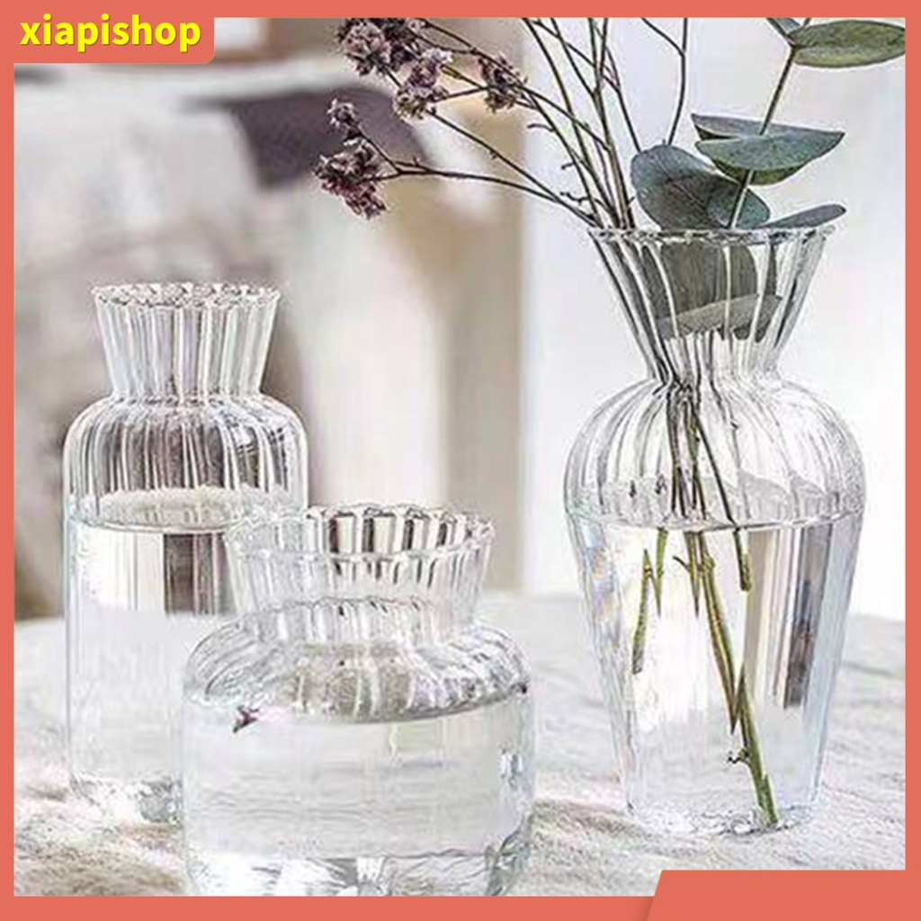 XIAPI+ Lọ Hoa Trong Suốt Thiết Kế Đơn Giản Dùng Trang Trí Đám Cưới