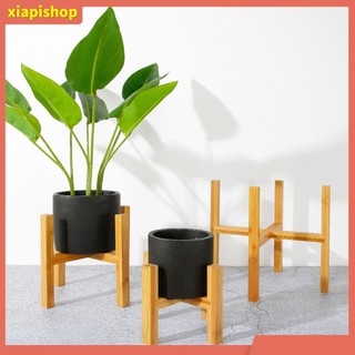 XIAPI+ Giá đỡ chậu cây bằng gỗ dùng cho trang trí nội thất