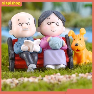 XIAPI+ Mô hình trang trí sân vườn kiểu ông và bà độc đáo
