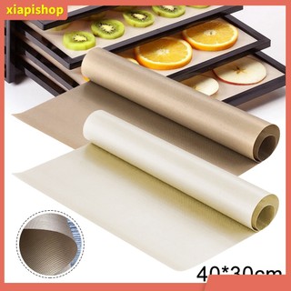 XIAPI+ Tấm lót nướng bánh chống dính có thể tái sử dụng chịu nhiệt độ cao 40x30cm tiện lợi