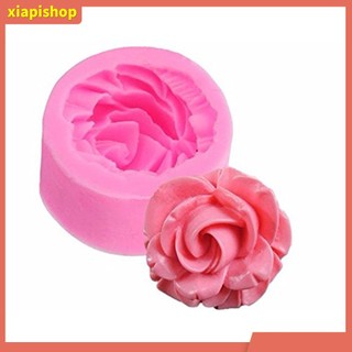 XIAPI+ Khuôn silicon hình hoa hồng 3D chuyên dụng cho làm bánh