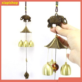 XIAPI+ Chuông gió kim loại kiểu dáng cổ điển độc đáo treo trang trí cửa sổ/ban công