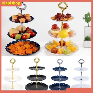 XIAPI+ Giá để trái cây bánh ngọt 3 tầng thiết kế tiện dụng