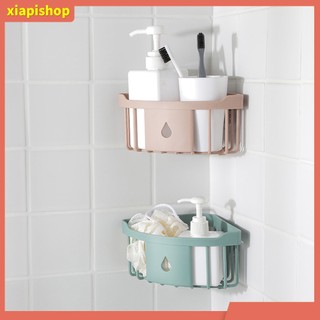 XIAPI+ Giá đựng đồ hình tam giác gắn góc tường thoáng khí tiện dụng cho nhà tắm