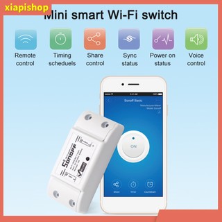 XIAPI+ Công tắc Sonoff điều khiển bằng WiFi và ứng dụng điện thoại cho nhà thông minh