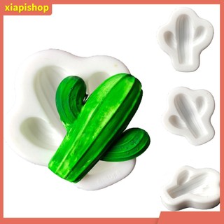 XIAPI+ Khuôn làm bánh kẹo hình cây xương rồng bằng silicon