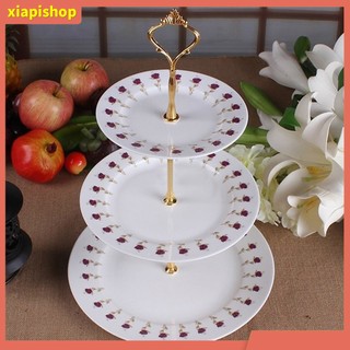 XIAPI+ Bộ Gậy Cho Đĩa Đựng Bánh Kẹo 3 Tầng Cho Tiệc Cưới