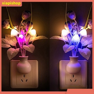 XIAPI+ Đèn ngủ led hình lọ hoa tulip sáng tạo dễ thương chất lượng cao