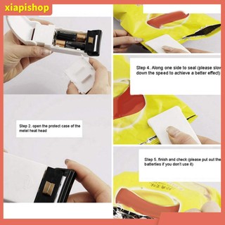 XIAPI+ Portable Mini Handheld Plastic Bag Sealing Machine Food Packing Sealer Tool T18