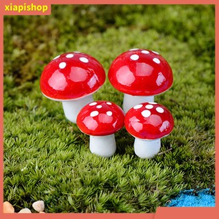 XIAPI+ Set 20 mô hình cây nấm tự trang trí nhỏ bé xinh xắn I16