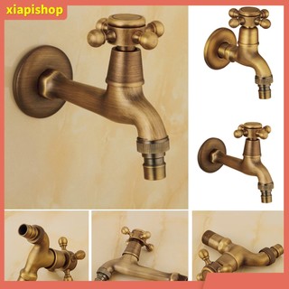 XIAPI+ Vòi nước gắn tường nhà tắm chất liệu đồng thiết kế cổ điển