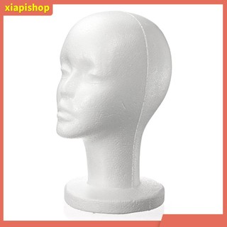 XIAPI+ Mô hình đầu mannequin nữ dùng cho trưng bày tóc giả bằng mút tiện dụng