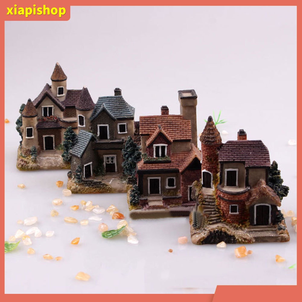 XIAPI+ Mô hình ngôi nhà nhỏ thần tiên trang trí sân vườn