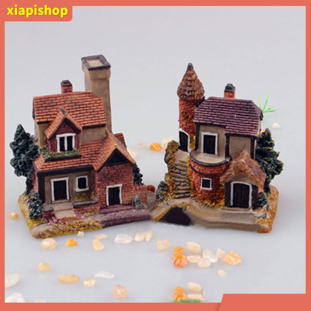 XIAPI+ Mô hình ngôi nhà nhỏ thần tiên trang trí sân vườn