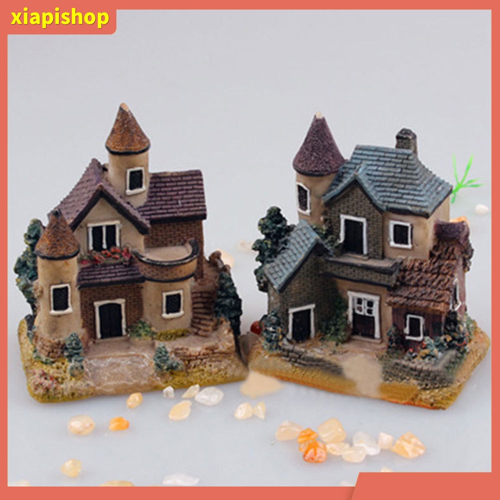 XIAPI+ Mô hình ngôi nhà nhỏ thần tiên trang trí sân vườn