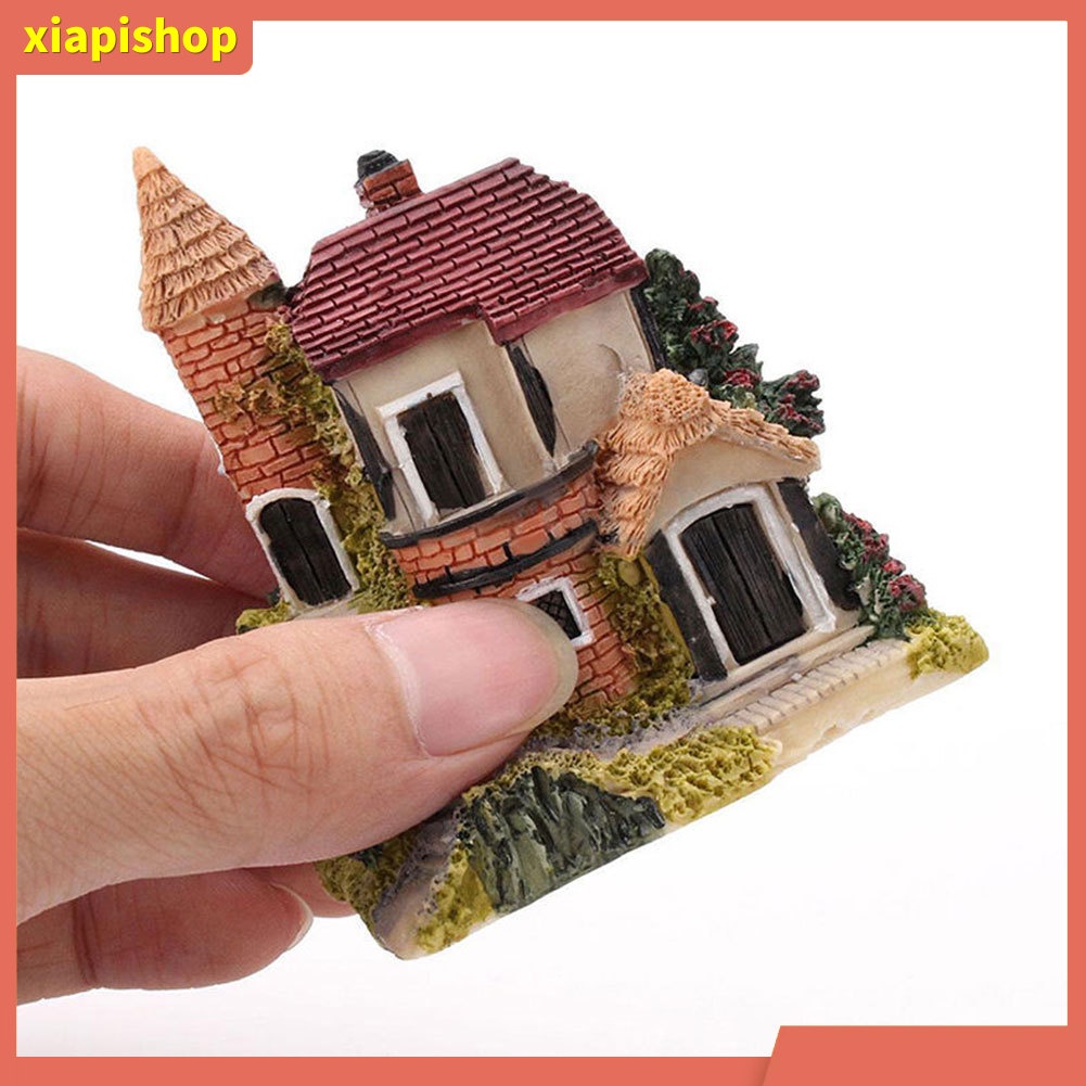 XIAPI+ Mô hình ngôi nhà nhỏ thần tiên trang trí sân vườn
