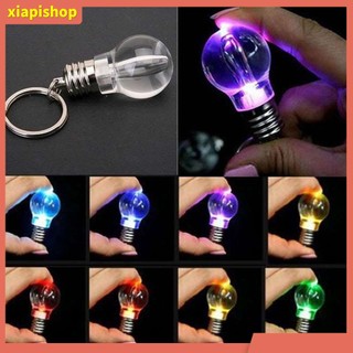 XIAPI+ Móc khóa hình bóng đèn LED đổi màu sáng tạo