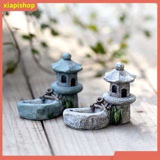 XIAPI+ Mô hình tòa tháp bằng nhựa dành cho trang trí sân vườn