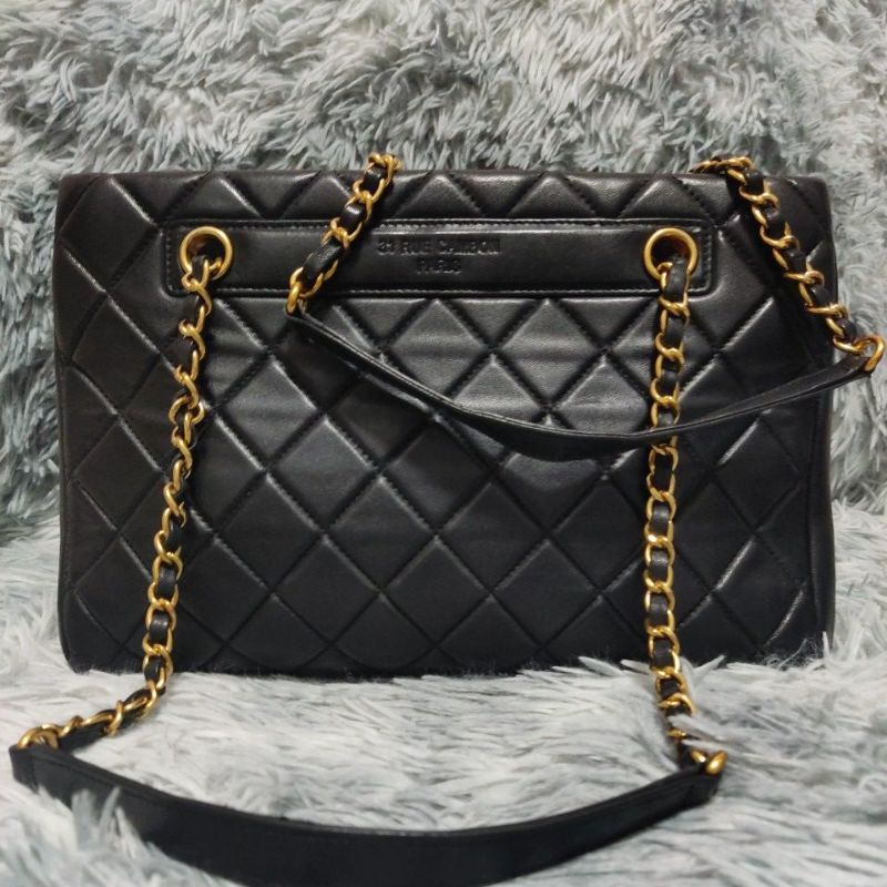 Túi H34 si hiệu CH*N*L chuẩn xịn da dê mềm mịn 33cmx22cmx10cm