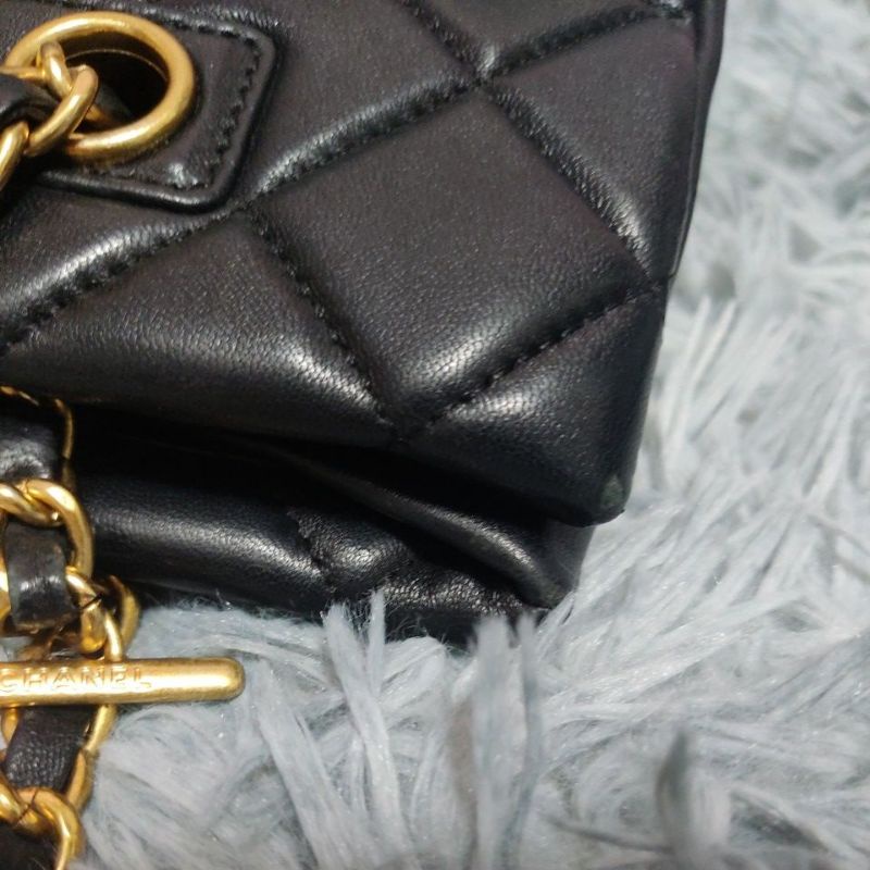 Túi H34 si hiệu CH*N*L chuẩn xịn da dê mềm mịn 33cmx22cmx10cm