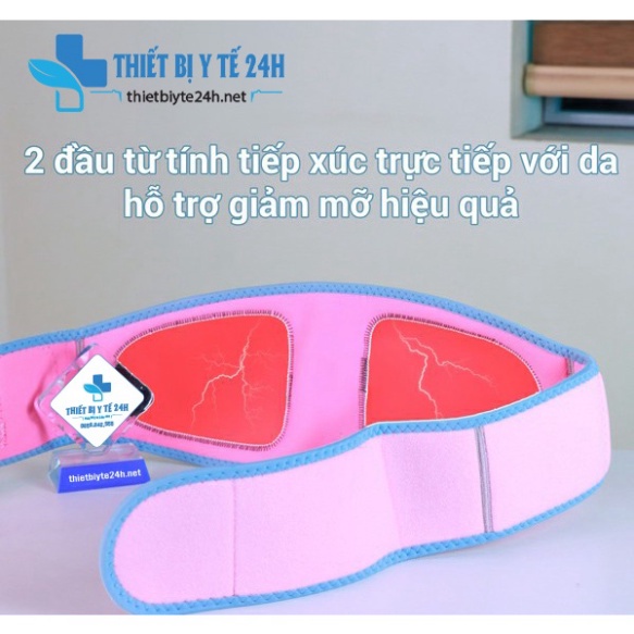 Đai massage bụng Fitness 1102, đai rung giảm mỡ bụng, hỗ trợ giảm mỡ bụng, thon bụng, máy mát xa thư giãn
