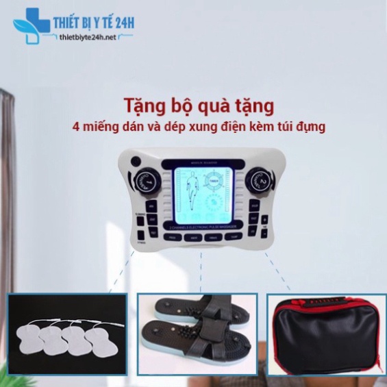 Máy massage xung điện trị liệu SYK-308B , máy mát xa xung điện 20 cường độ massage