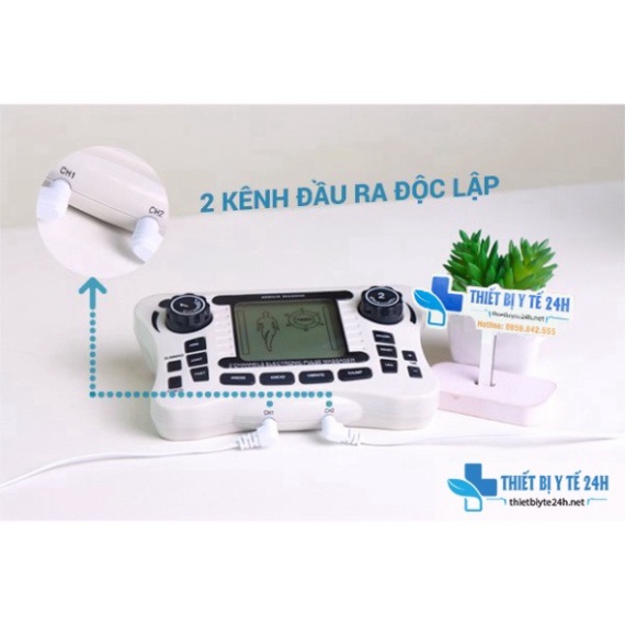 Máy massage xung điện trị liệu SYK-308B , máy mát xa xung điện 20 cường độ massage