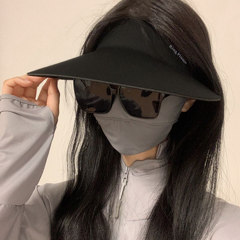 Phụ Kiện Đẹp Mắt Phụ Kiện] Mũ Lưỡi Trai Hở Chóp Che Nắng Mặt Bằng Lụa Băng Thoáng Khí Thể Thao Ngoài Trời Cho Nam Và Nữ