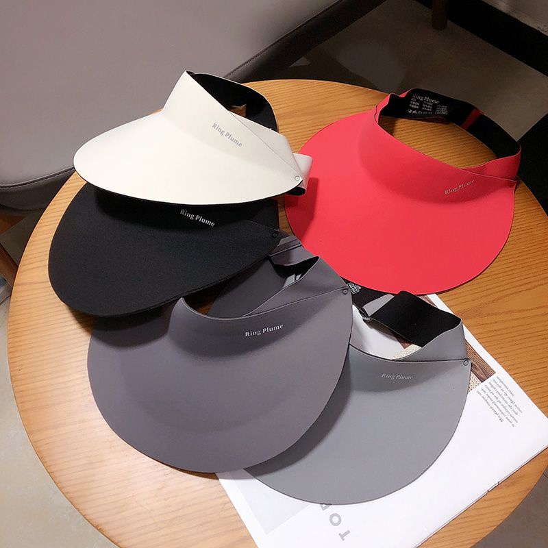 Phụ Kiện Đẹp Mắt Phụ Kiện] Mũ Lưỡi Trai Hở Chóp Che Nắng Mặt Bằng Lụa Băng Thoáng Khí Thể Thao Ngoài Trời Cho Nam Và Nữ