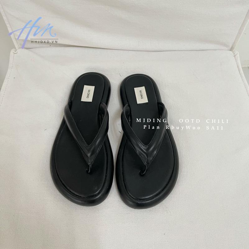 Dép Xỏ Ngón Đế Dày Thoải Mái Thời Trang Mùa Hè Hàn Quốc 2023