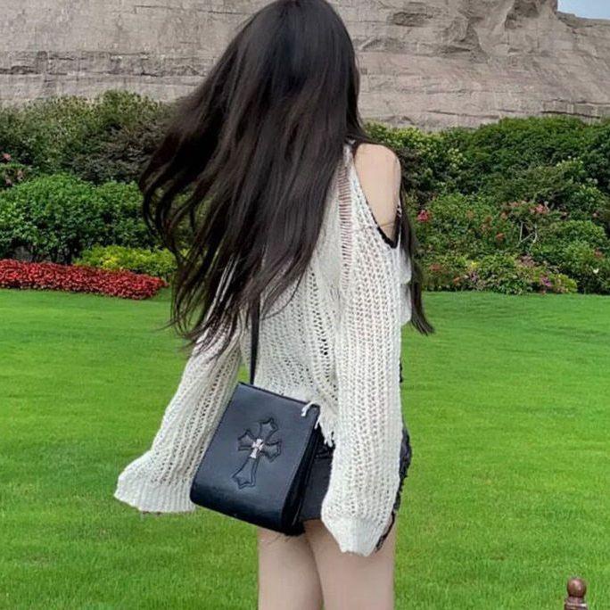 Áo Kiểu Trễ Vai Dáng Ngắn Phong Cách Thời Trang Mùa Hè Mới