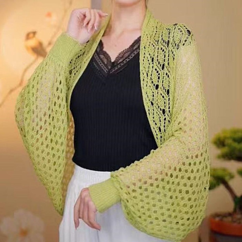 Khăn Choàng Dệt Kim Khoét Rỗng Đính Kim Cương Thời Trang Mùa Hè Kiểu Mới Dễ Phối Đồ