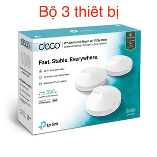 TP-Link AC1300 Hệ thống Wifi Mesh cho Gia đình cho độ phủ wifi tuyệt vời- Deco M5(3-pack) - Hàng Chính Hãng