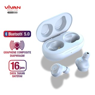 Tai Nghe Không Dây True Wireless VIVAN LIBERTY T100 Bluetooth 5.0 Cảm Ứng - Âm Thanh Sắc Nét - BẢO HÀNH 1 ĐỔI 1