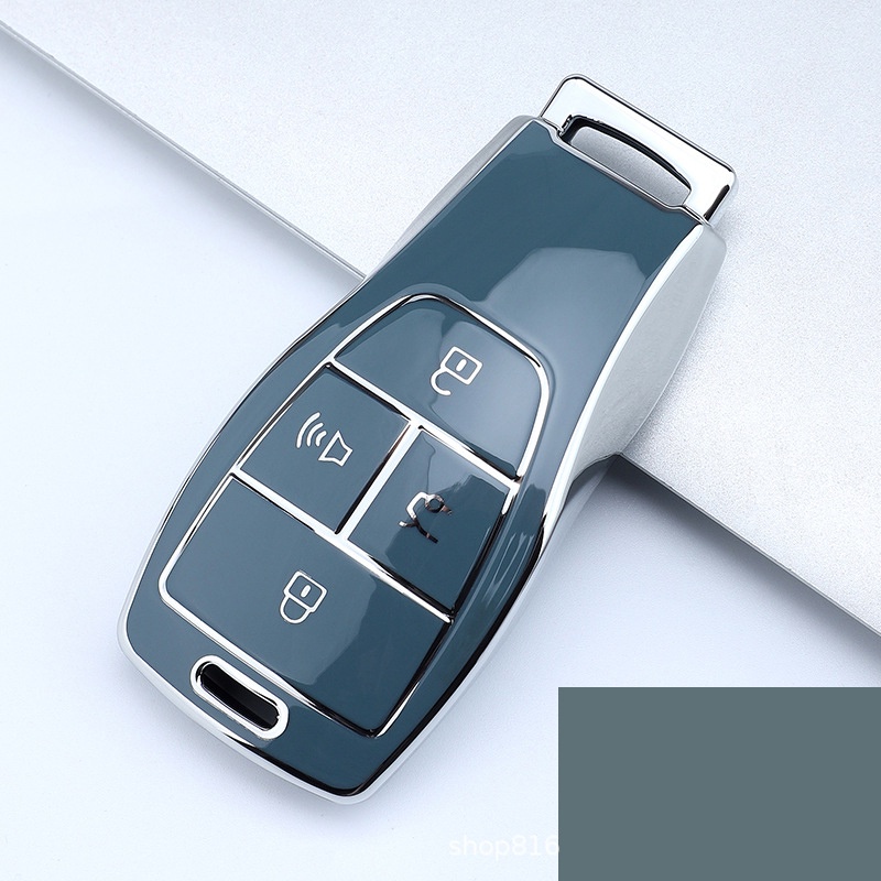 Ốp chìa khoá TPU bảo vệ ốp khóa xe BeJing X7, U5 Plus Bảo Vệ Chìa Khóa Màu Sang Trọng