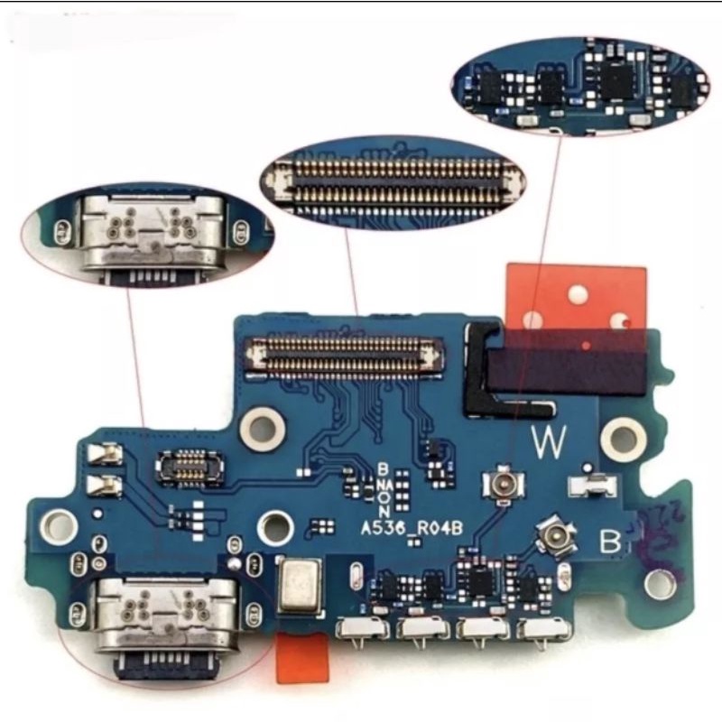Chân sạc Samsung A34/A53 zin