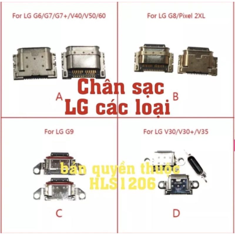 Chân sạc LG G8 G9