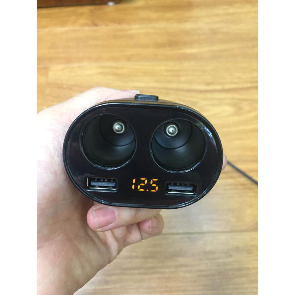 Tẩu sạc ô tô 2 cổng chính hãng hyundai mã HY-16 HY-10 dùng điện 12 đến 24V | BigBuy360 - bigbuy360.vn
