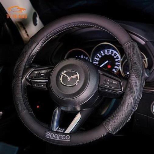 Bọc vô lăng ô tô cao cấp Sparco chính hãng mã SPC100BK SPC 100RD cho ford toyota kia hyundai honda mitsubishi bmw mec | BigBuy360 - bigbuy360.vn