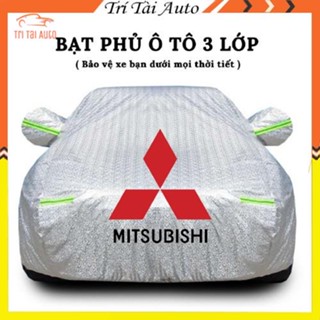 Bạt Phủ Xe Ô Tô Mitsubishi Mirage, Xpander, Attrage, Pajero, Trition, Outlander, Jolie Chất Liệu Bạt Tráng Nhôm 3 lớp