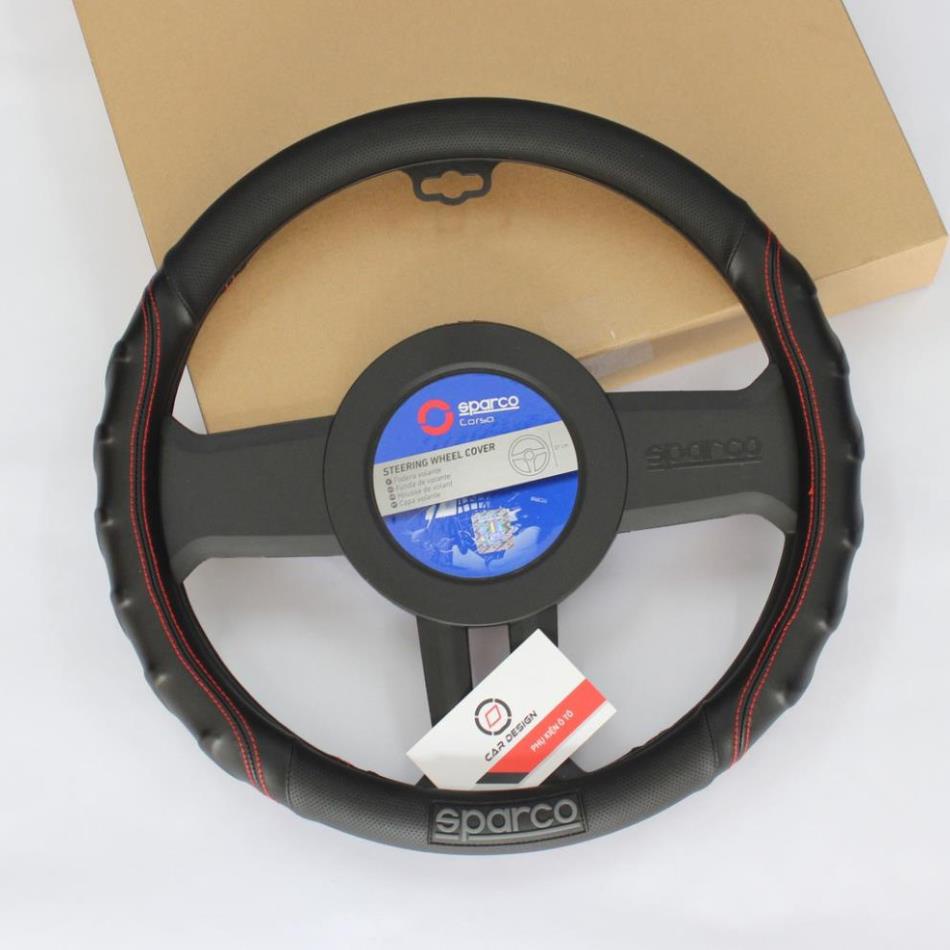 Bọc vô lăng ô tô cao cấp Sparco chính hãng SPC102BKS 102RD 102BL cho toyota ford honda hyundai kia mitsubishi suzuki bmw | BigBuy360 - bigbuy360.vn